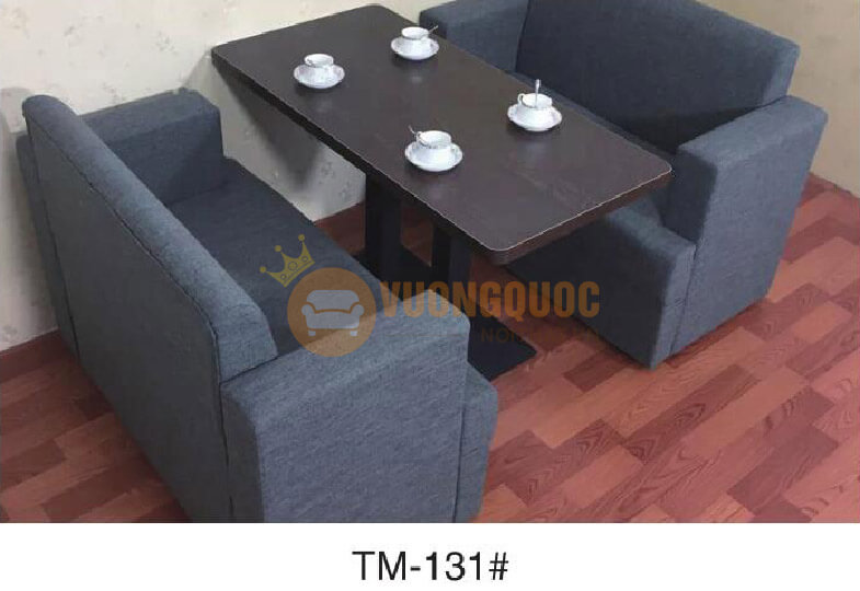 Bộ bàn ghế sofa cafe sang trọng HOY TM131-1